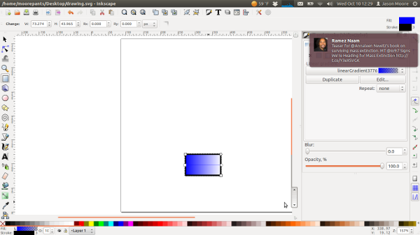inkscape gradient fill